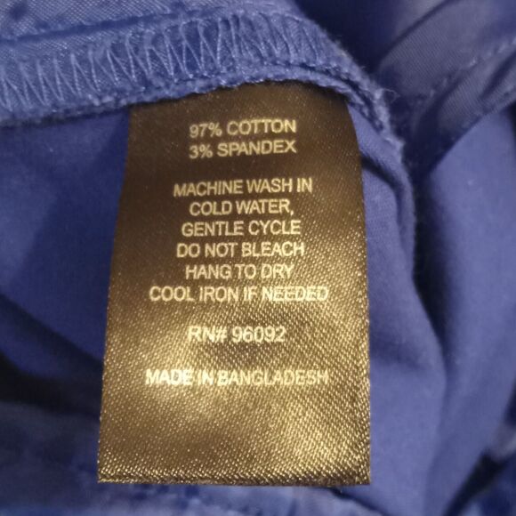 Dalia Dress Pants Womens Size 12 Blue Straight Leg Mid Rise D2049 Inseam 26" - Picture 7 of 8